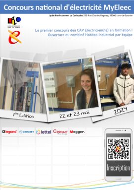 Affiche concours national Myelec